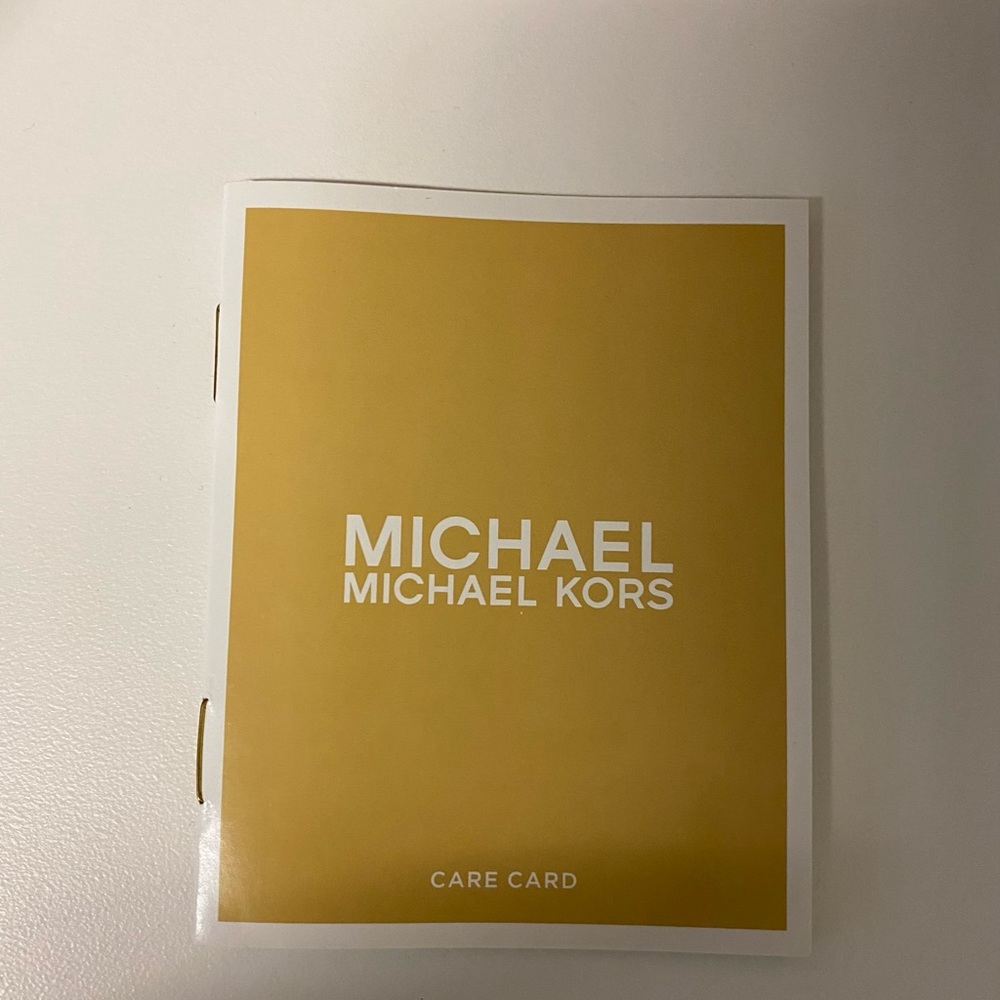 Michael Kors - Mercer Gallery , Coral, brown & cream leather purse - Picture 9 of 10